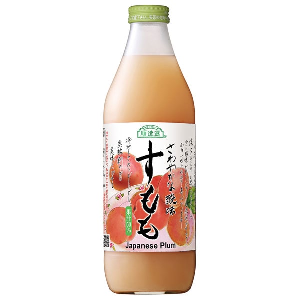 マルカイ 順造選 長野県産 すもも 1000ml瓶×6本入×(2ケース)