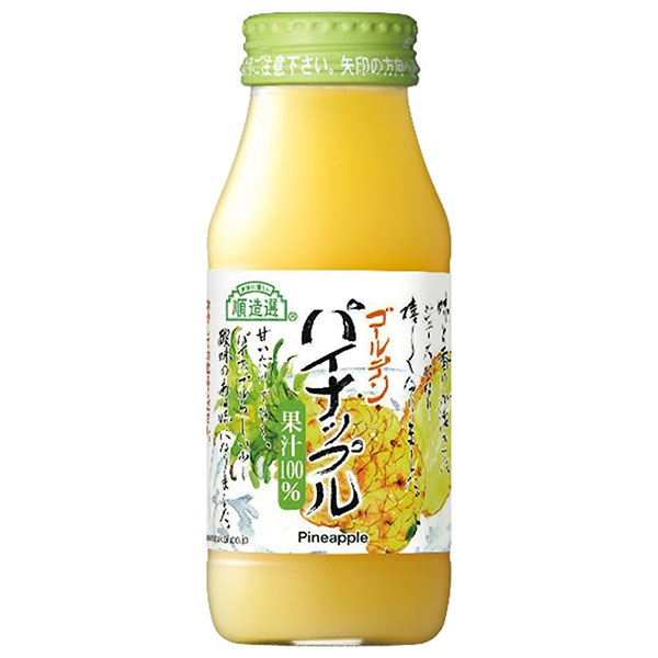 マルカイ 順造選 パイナップル 180ml瓶×20本入×(2ケース)
