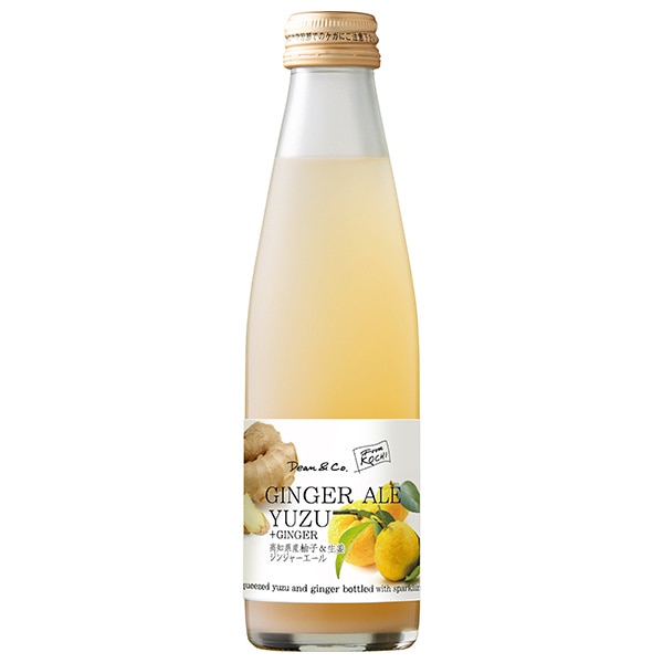 マルカイ Dean&Co.(ディーンアンドコー) 柚子ジンジャーエール 195ml瓶×24本入