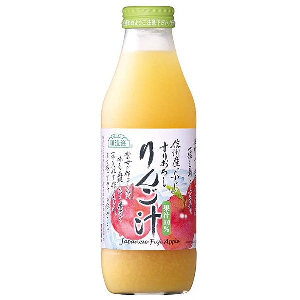 マルカイ 順造選 すりおろしりんご汁 500ml瓶×12本入