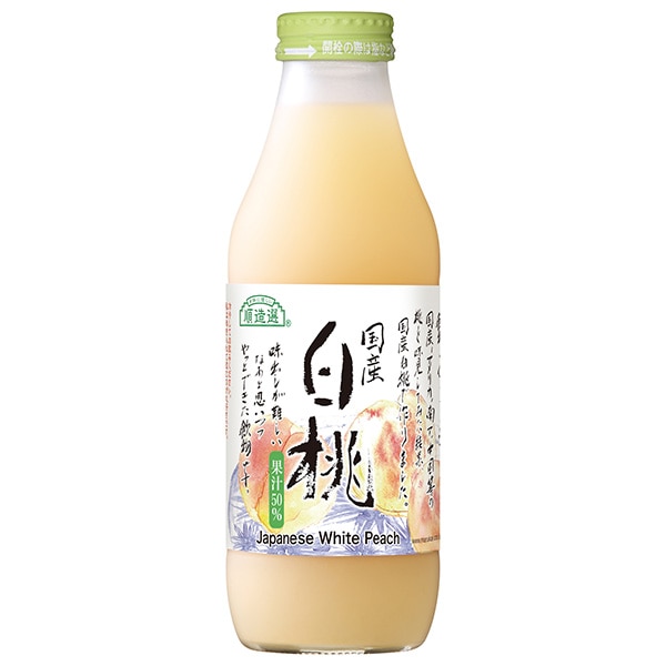 マルカイ 順造選 国産白桃 500ml瓶×12本入