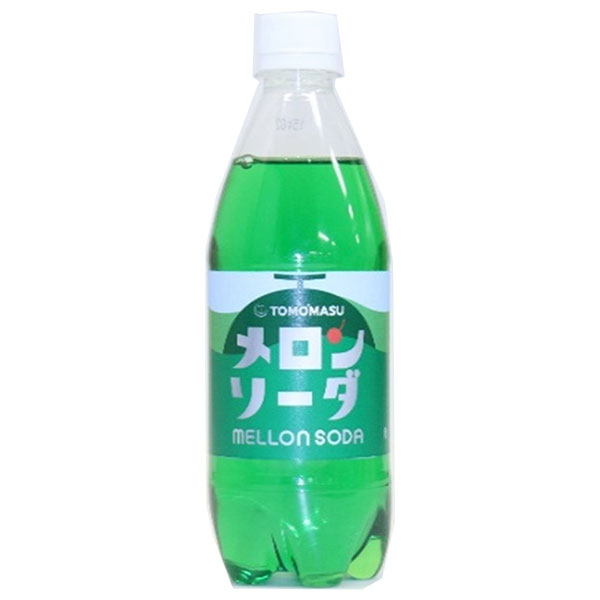 友桝飲料 メロンソーダ 500mlペットボトル×24本入×(2ケース)