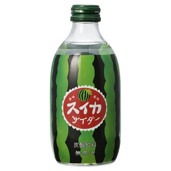 友桝飲料 スイカサイダー 300ml瓶×24本入
