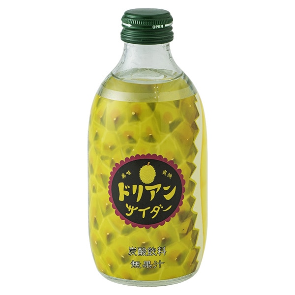 友桝飲料 ドリアンサイダー 300ml瓶×24本入