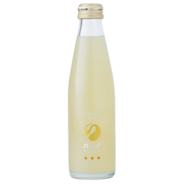 友桝飲料 n.e.o(ネオ)プレミアムジンジャーエール 200ml瓶×24本入
