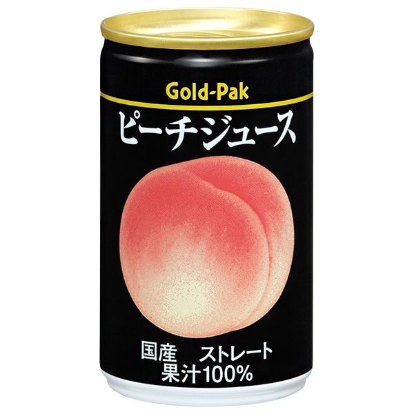 ゴールドパック ピーチジュース(ストレート) 160g缶×20本入