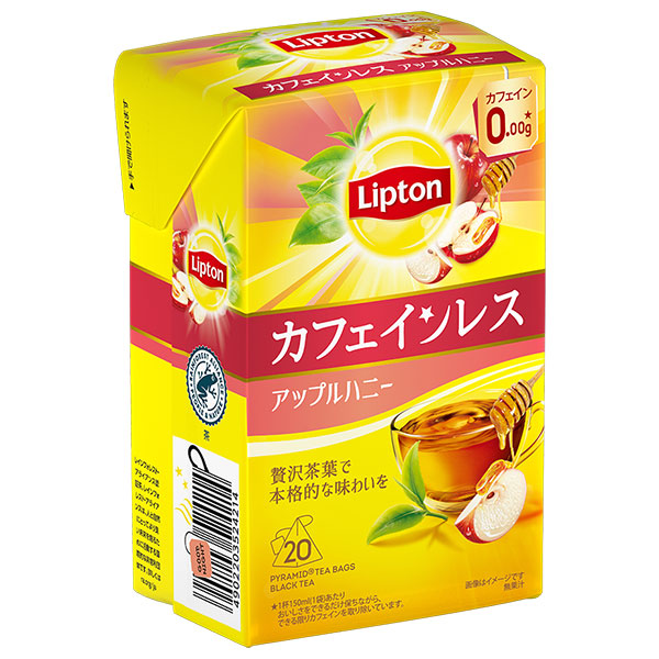 キーコーヒー リプトン カフェインレスティー アップルハニー 20P×6箱入×(2ケース)