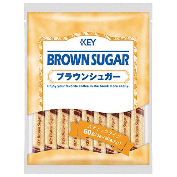 キーコーヒー ブラウンシュガー スティックタイプ (3g×20P)×30袋入
