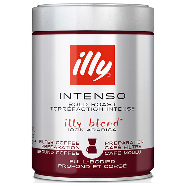 キーコーヒー イリーブレンド ドリップ用 粉 ダークロースト(インテンソ) 250g×6個入