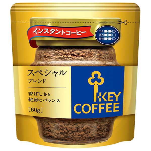 キーコーヒー インスタントコーヒー スペシャルブレンド 60g×12袋入×(2ケース)