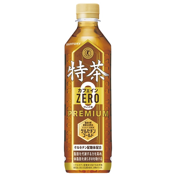 サントリー 特茶 カフェインゼロ 【手売り用】【特定保健用食品 特保】 500mlペットボトル×24本入
