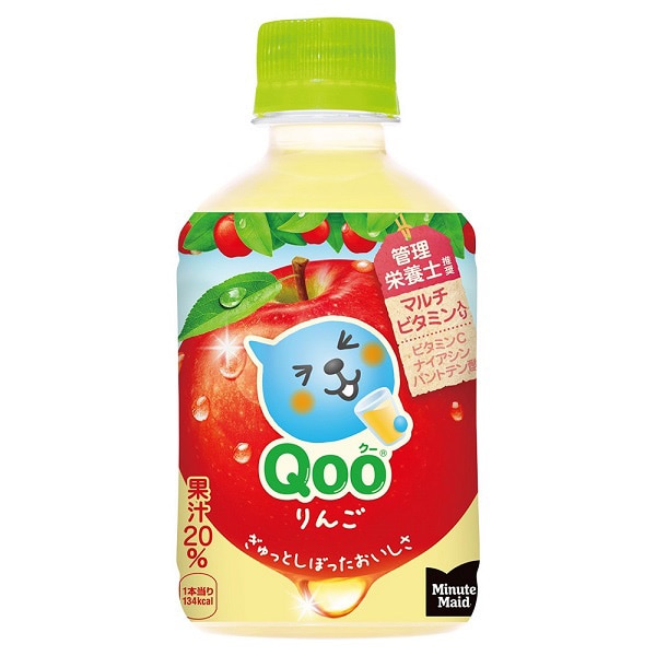 コカコーラ ミニッツメイド Qoo(クー) りんご 280mlペットボトル×24本入 メーカー直送