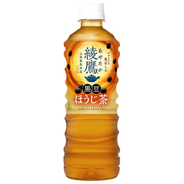 コカコーラ 綾鷹 黒豆ほうじ茶 525mlペットボトル×24本入 メーカー直送