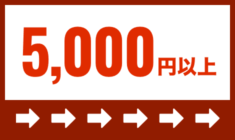 5,000円以上