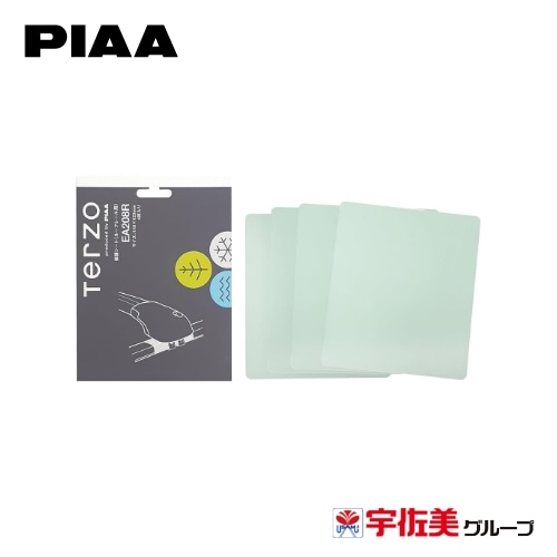 PIAA Terzo ベースキャリア用 保護シート 4枚入 クリア 140×120mm EA208R ルーフレール用