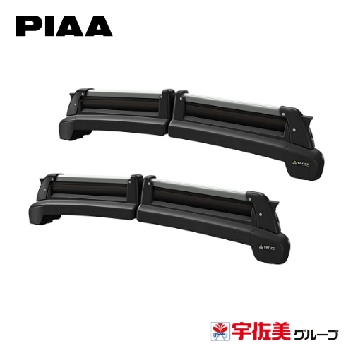 PIAA Terzo(テルッツォ) スキー・スノーボードキャリア TULIPA-G4 両側開き 盗難防止機能付 シルバー ボルトオンタイプ SS113DR