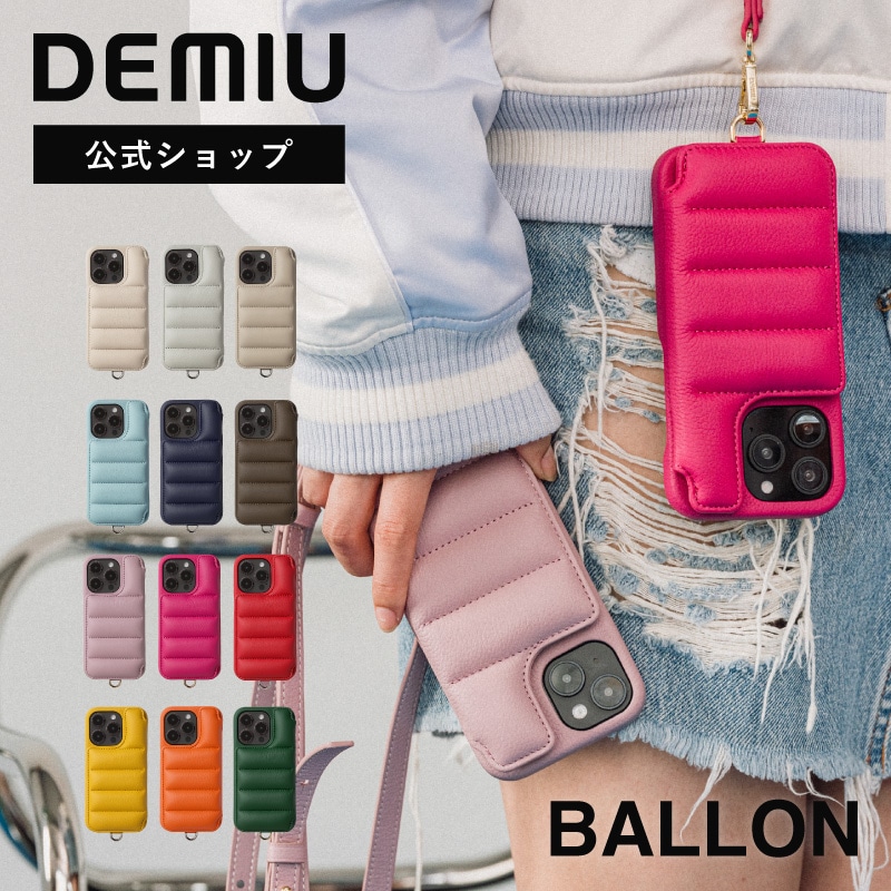 DEMIU公式 BALLON iPhone17 サフラン
