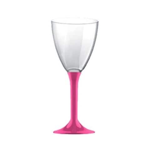 プラスチックワイングラス ディスプレイセット ピンク 8537 【限定