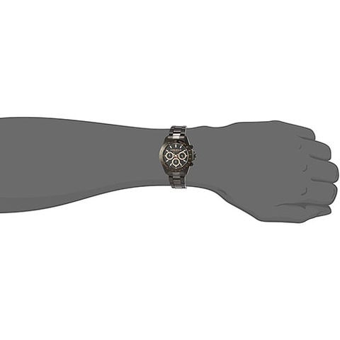 【DANIEL MULLER】ダニエルミューラー 腕時計 クロノグラフ ステンレス製 メンズウォッチ ブラック×ピンクゴールド DM-2027BKP  【同梱不可】[▲][AS] 【同梱不可】