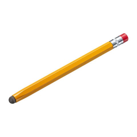 【5個セット】 サンワサプライ 導電繊維タッチペン(オレンジ・鉛筆型) PDA-PEN51DX5 【同梱不可】[▲][AS] 【同梱不可】