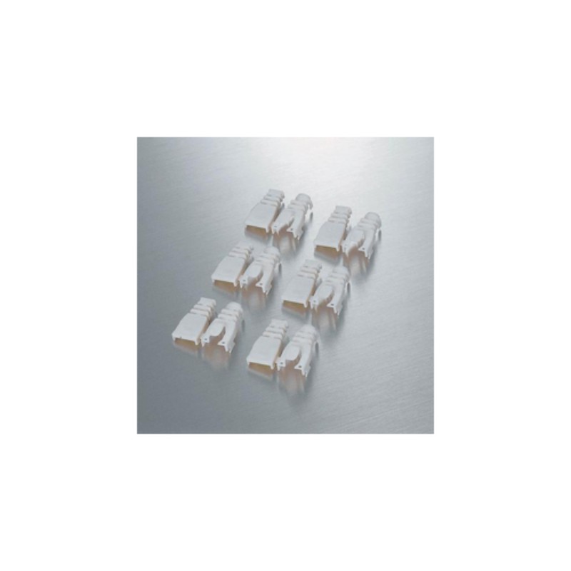 (まとめ) エレコム 後付タイプコネクタ保護カバーベージュ LD-ABBE6 1セット(6個) 〔×30セット〕 コネクタ保護カバー - LD-ABBU6