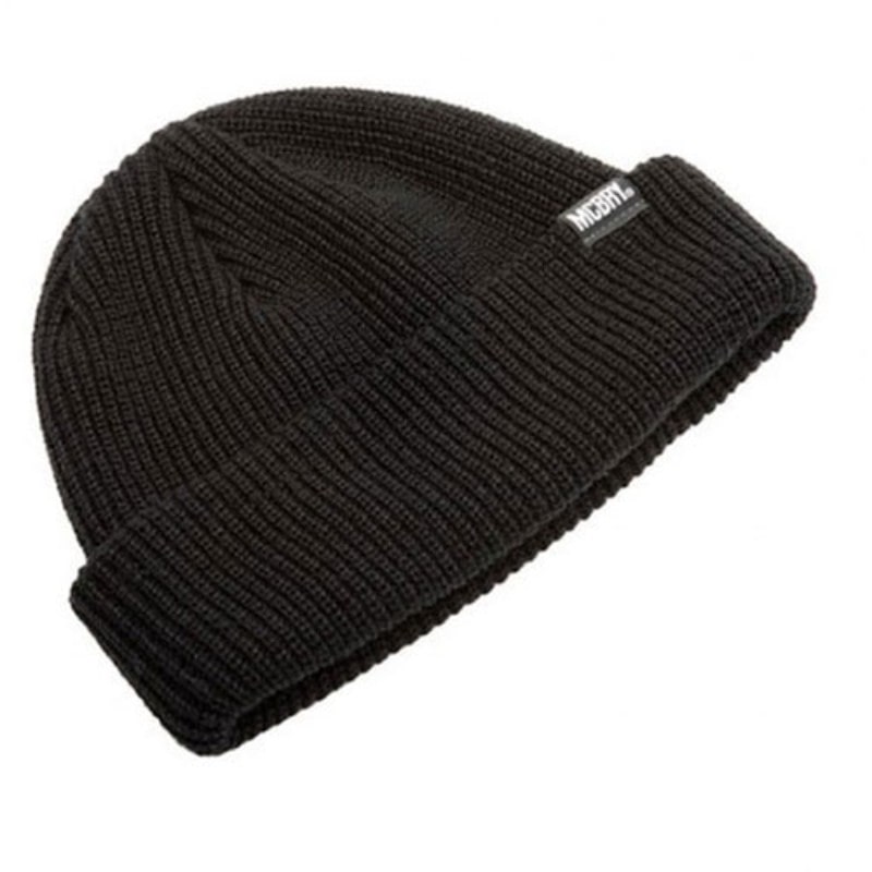 MACK BARRY マクバリー 【BEANIE(ビーニー)】 MCBRY DAILY SHORT BEANIE ブラック MCBRY73093 帽子  【同梱不可】[▲][AS]