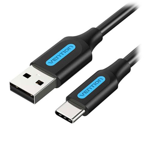 VENTION USB 2.0 A Male to USB-C Maleケーブル1.5m Black PVC Type CO-6285  【同梱不可】[△][AS] 【同梱不可】: ホビナビ ANA Mall店｜ANA Mall｜マイルが貯まる・使えるショッピングモール