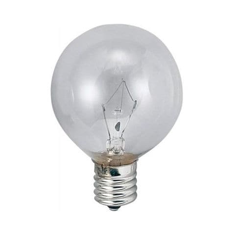 ELPA LED装飾電球 シャンデリア球形 E17 クリアレッド LDC1CR-G-E17