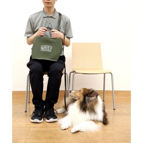 hachi ハチ お散歩バッグ NP カーキ 犬 散歩 散歩グッズ ペット 【同梱不可】[▲][CB]