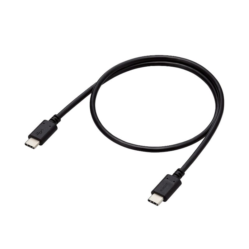 エレコム　ELECOM　タイプC ケーブル USB A to Type C 2m 断線しにくい シリコン素材 やわらかい モーブブラウン　MPAACSS20BR