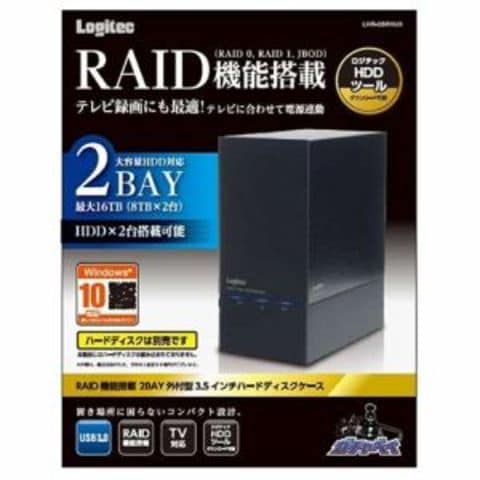 ELECOM(エレコム)】HDDケース 2Bay USB3.0 RAID機能搭載 ソフト付【同