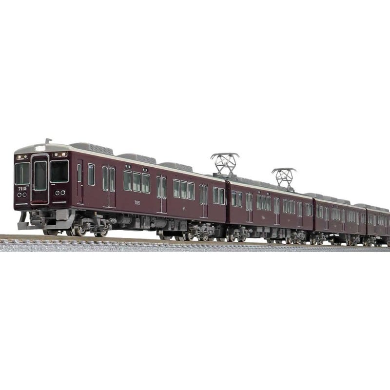 【グリーンマックス】阪急7000系 (リニューアル車 宝塚線 7015編成) 8両編成セット (動力付き) Nゲージ 電車  【同梱不可】[▲][ホ][F]