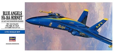 ハセガワ】ﾌﾞﾙｰｴﾝｼﾞｪﾙｽ F/A-18A ﾎｰﾈｯﾄ 模型 プラモデル ミリタリー【同
