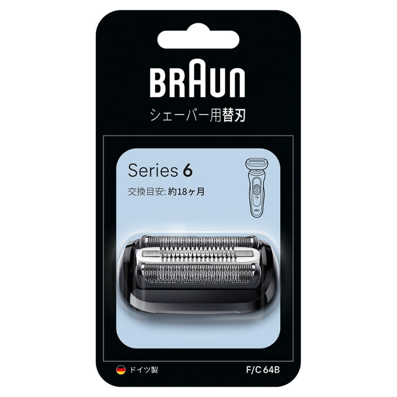 BRAUN/ブラウン】シェーバー替刃 密着シリーズ6用 F/C64B 【同梱不可】[△][KM]: ホビナビ ANA Mall店｜ANA  Mall｜マイルが貯まる・使えるショッピングモール