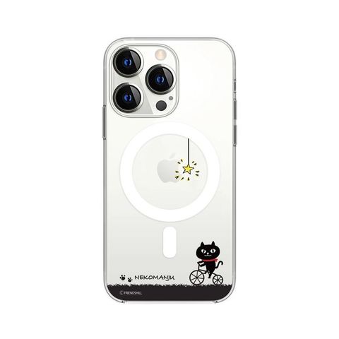 abbi FRIENDS】iPhone 13 Pro ネコマンジュウ背面 カバー クリア