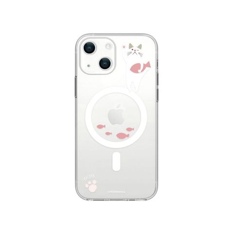 abbi FRIENDS】ターチャンMagSafe対応クリアケース for iPhone 14