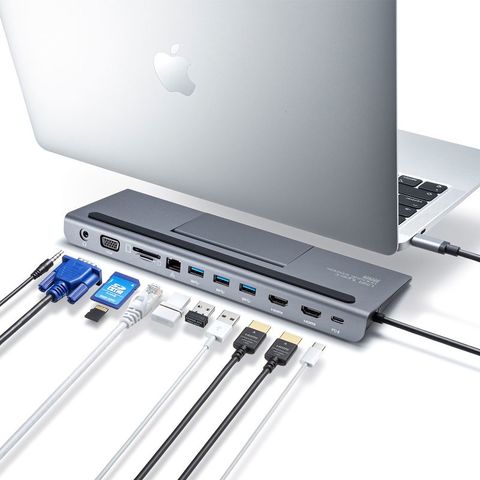 サンワサプライ】USB Type-Cドッキングステーション(HDMI/VGA対応