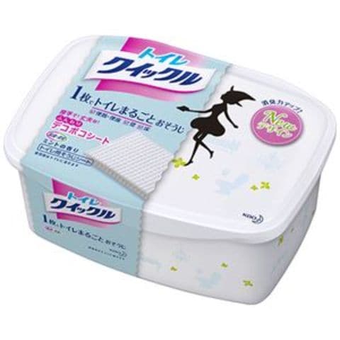 まとめ買い 花王 トイレクイックル 本体 1箱(10枚) ×15セット 生活用品 インテリア 雑貨 トイレ用品 トイレ掃除用品  【同梱不可】【代引不可】[△][TP]: ホビナビ ANA Mall店｜ANA Mall｜マイルが貯まる・使えるショッピングモール