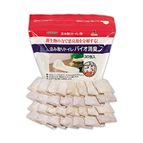 まとめ買いアズマ工業 汲み取りトイレ バイオ消臭20g/包 1パック（30包） ×2セット 生活用品 インテリア 雑貨 トイレ用品 トイレ洗剤  【同梱不可】【代引不可】[△][TP]: ホビナビ ANA Mall店｜ANA Mall｜マイルが貯まる・使えるショッピングモール