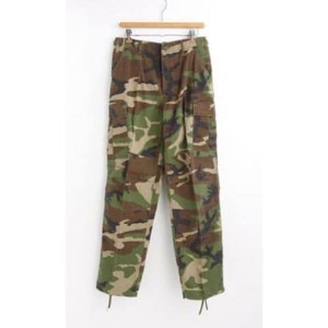アメリカ軍 BDU カーゴパンツ ／迷彩服パンツ 〔 Mサイズ 〕 リップストップ YN521007 3カラーデザート 〔 レプリカ 〕 実物 新品 デッドストック 米軍 BDU WOODLAND CAMO カーゴ
