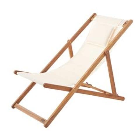 天然木デッキチェア(折りたたみ椅子) 木製/アカシア NX-512 