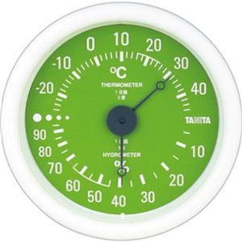 まとめ買い タニタ アナログ温湿度計 グリーンTT-515-GR 1個【×10