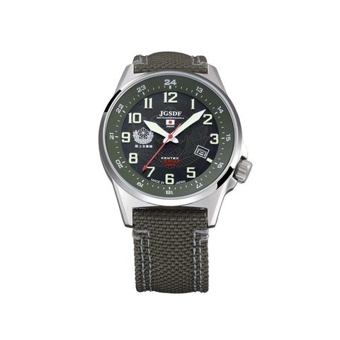 睡眠時間ケンテックス KENTEX JSDFソーラースタンダード メンズ 腕時計 S715M-05 ネイビー その他