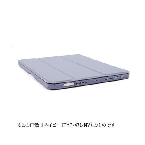 TYPE ONE ペンシルホルダー付き ハイブリッドケースfor iPad mini (第6世代) ブラック TYP-471-BK