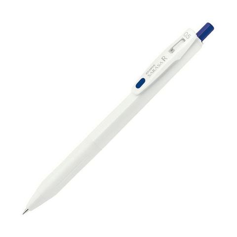 まとめ買い ゼブラ ゲルインクボールペン サラサR 0.5mm 青 (軸色：白