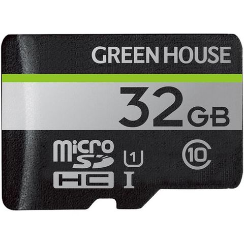 グリーンハウス microSDHCカード UHS-I U1 クラス10 32GB GH-SDM-UA32G 【同梱不可】【代引不可】[▲][TP]