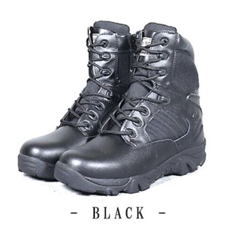 アメリカ軍 サイドジッパブーツ／靴 特殊部隊 DE LTA モデル ブラック 6W（24cm） 【同梱不可】【代引不可】[▲][TP]