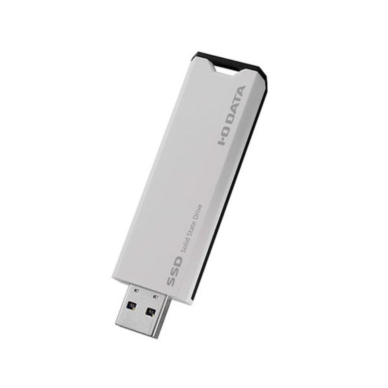 IOデータ IO DATA USB 10Gbps(USB 3.2 Gen2)対応 スティックSSD 2TB グレー×ブラック SSPS-US2GR  【同梱不可】【代引不可】[△][TP]: ホビナビ ANA Mall店｜ANA Mall｜マイルが貯まる・使えるショッピングモール