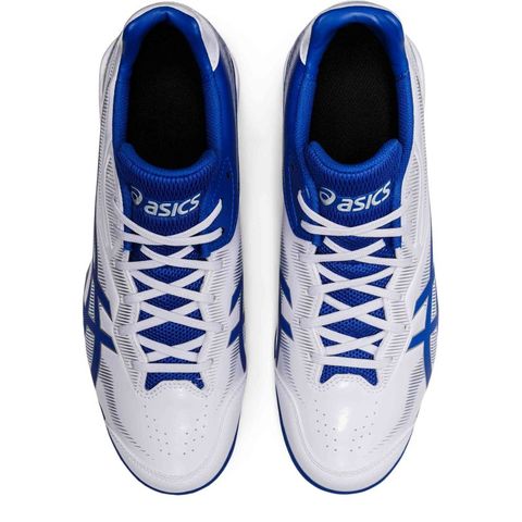 【アシックス / asics】STAR SHINE 3 ホワイトxロイヤルブルー ベースボール 野球 シューズ ユニ 24.5cm  /1123A033【同梱不可】[▲][ZX] 【同梱不可】