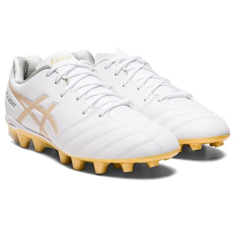 【アシックス/asics】DS LIGHT JR GS ジュニア 子供 ホワイト WHITE/RICH GOLD 20.5cm (1104A046  122) サッカー スパイク シューズ キッズ 【同梱不可】[▲][ZX] 【同梱不可】